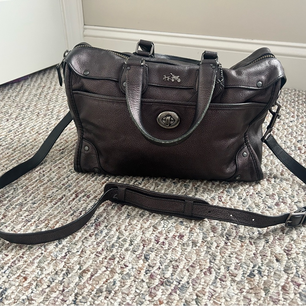 Y2K Madison Bronze Coach Purse 2008